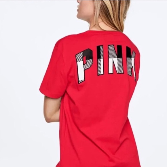 ❌SOLD❌ VS PINK campus t shirt & leggings bundle - Picture 7 of 7